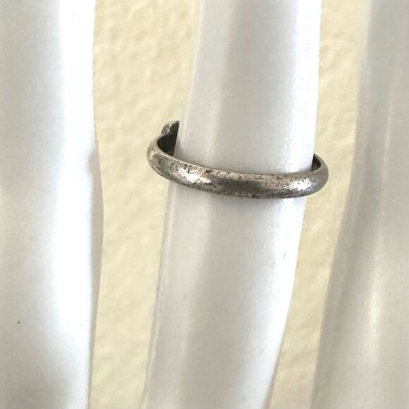 Sterling silver onyx ring - Picture 4 of 8
